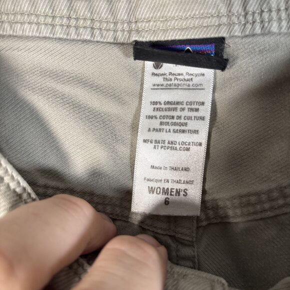 Patagonia Desert Twill Cargo Hiking Pants Women’s Size 6 Fit 30" Granola Girl - Picture 9 of 15